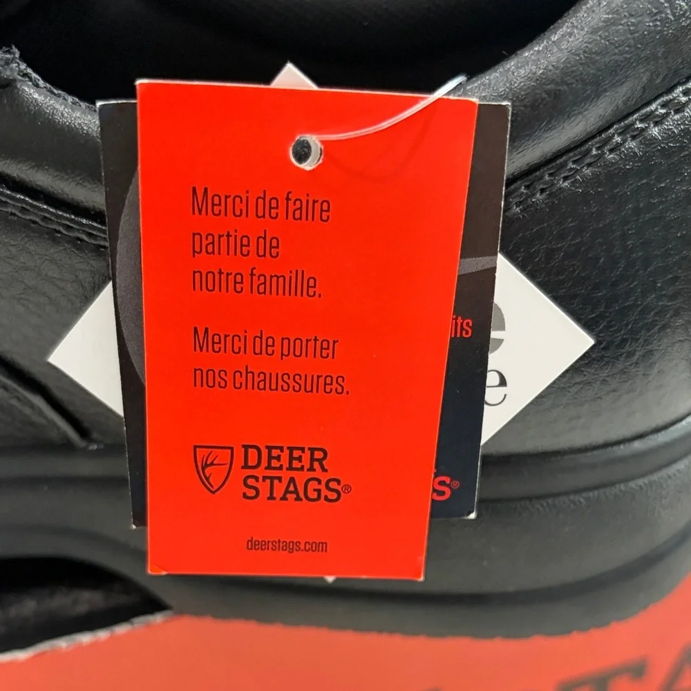 Deer Stags Men's Black DS Work Oil& Slip Resistant Non Marking,Size 11-1/2 . - Picture 9 of 17